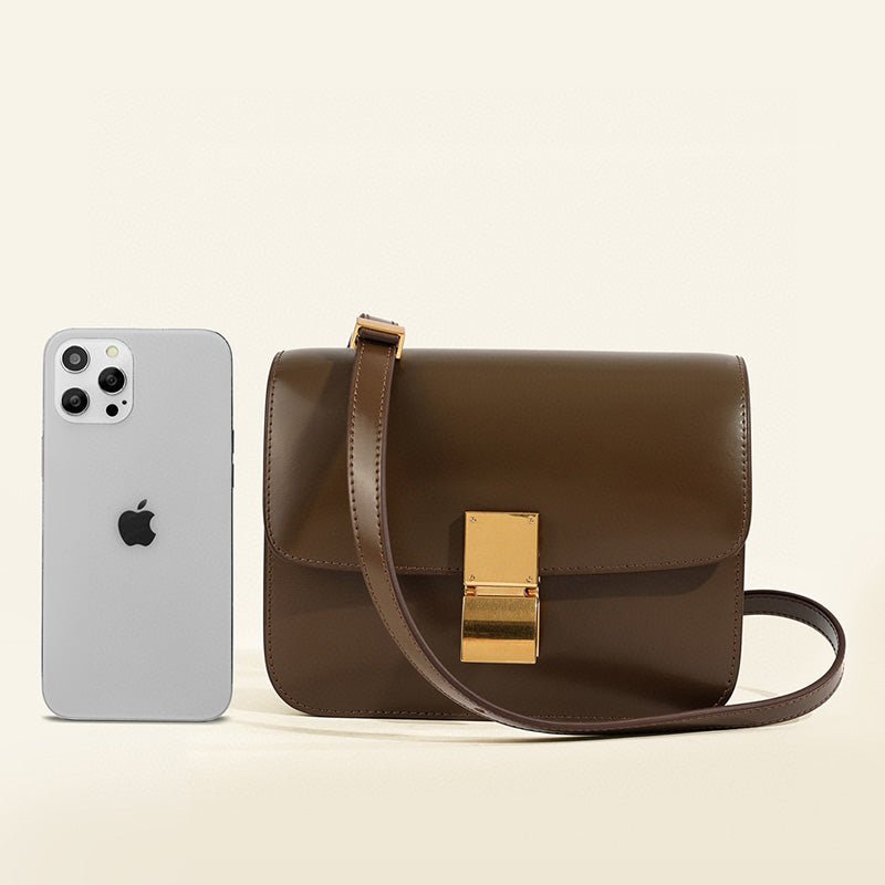 Sac Bandoulière Femme Classique Flap Box Élégant 2
