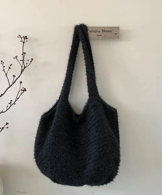 Sac Bandoulière Femme Grande Capacité Style Tricoté 2