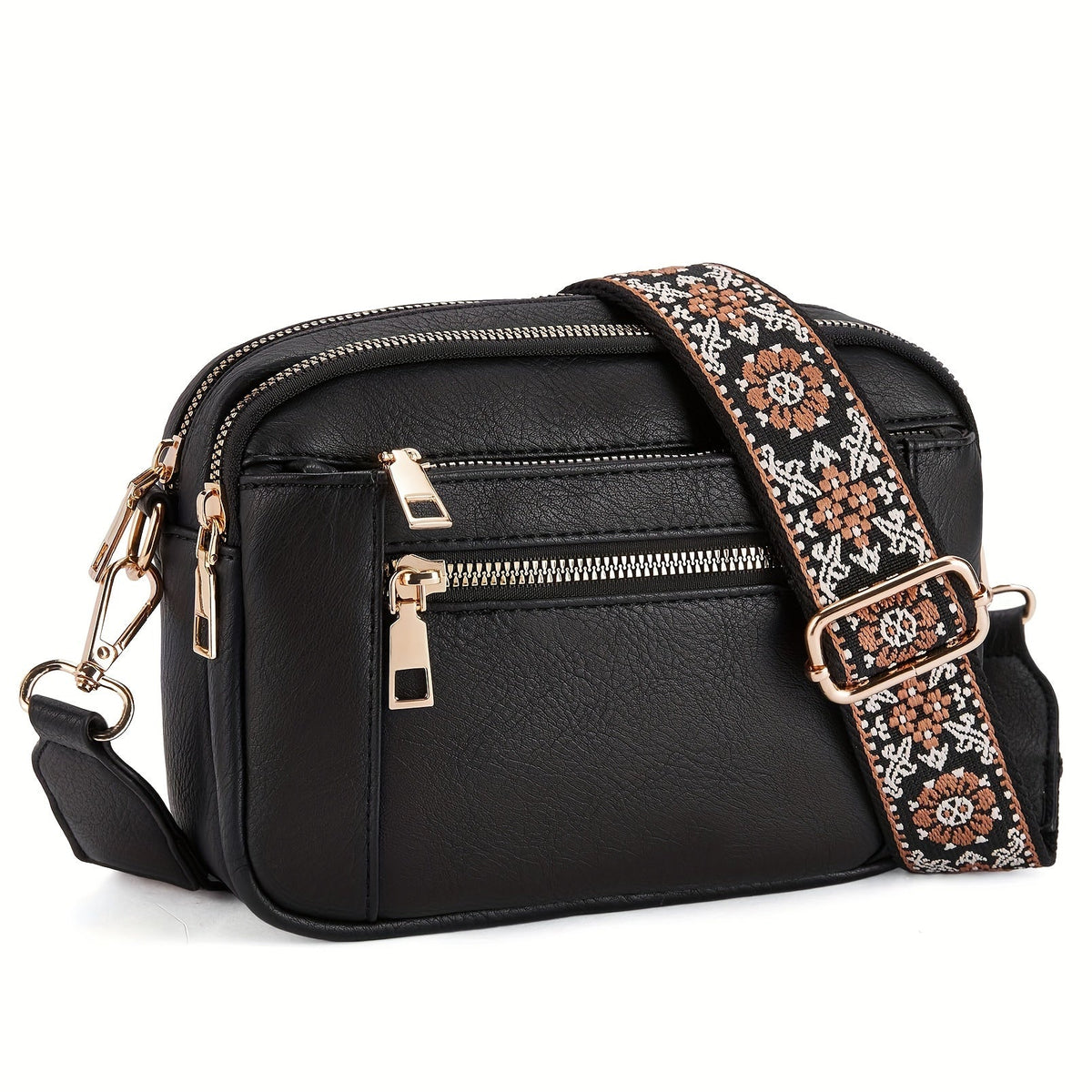 Sac Bandoulière Femme en Cuir Vegan Élégant 2
