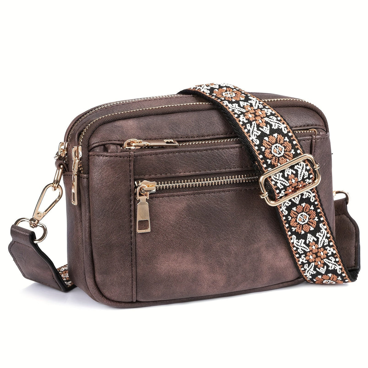 Sac Bandoulière Femme en Cuir Vegan Élégant 5