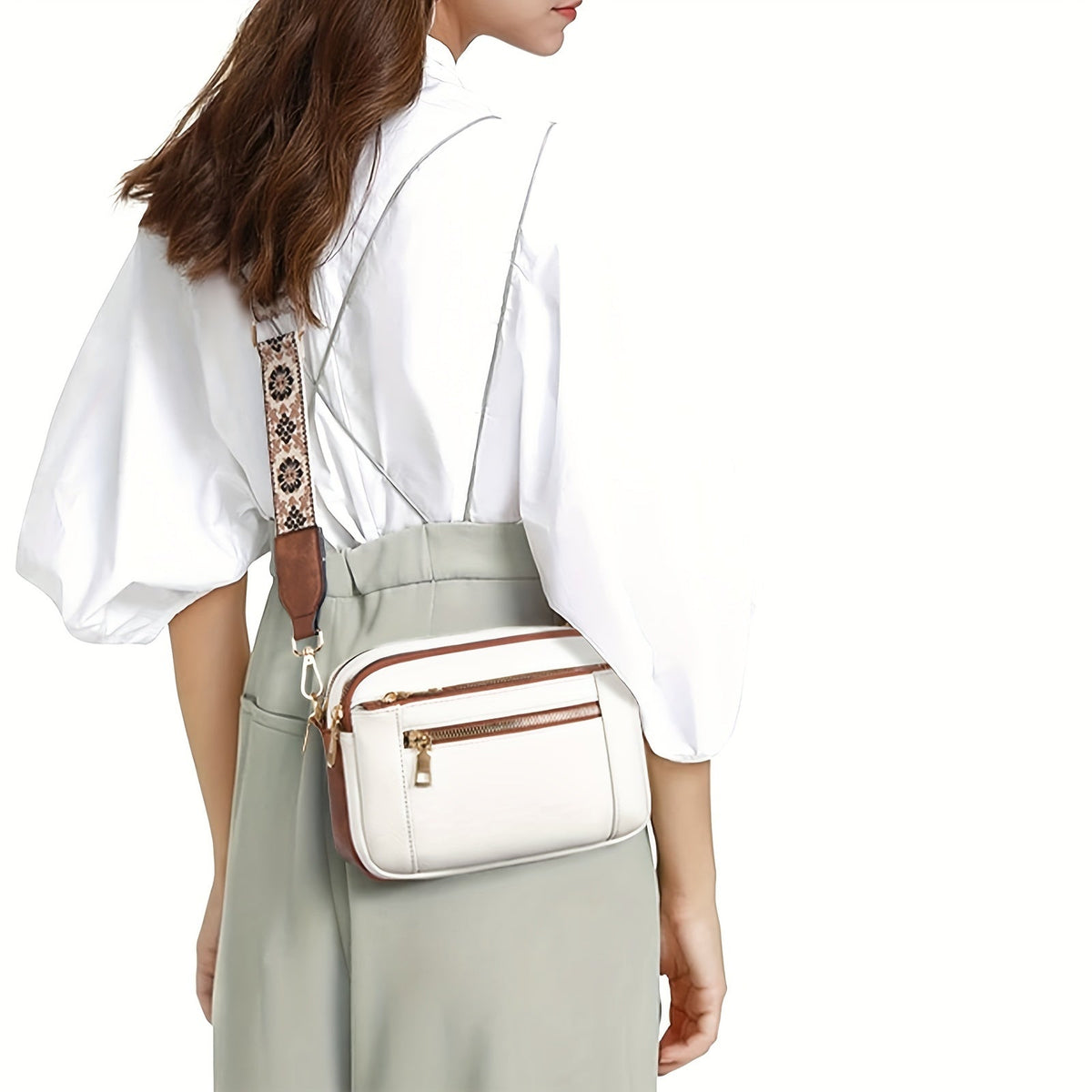 Sac Bandoulière Femme en Cuir Vegan Élégant 7