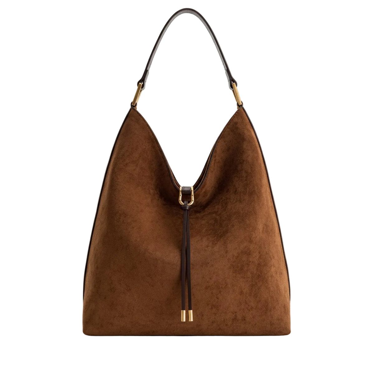 Sac Hobo Femme Chic avec Détails Dorés et Silhouette Ample 0