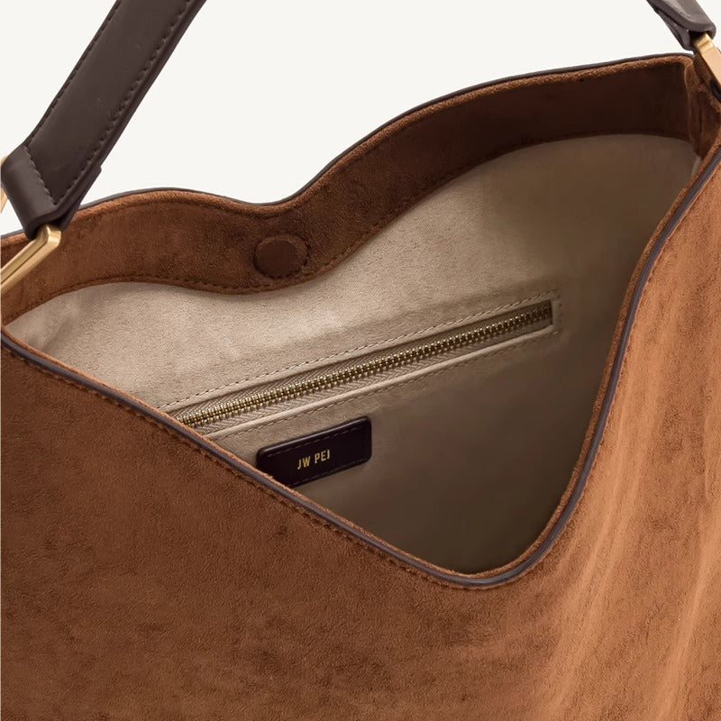 Sac Hobo Femme Chic avec Détails Dorés et Silhouette Ample 3