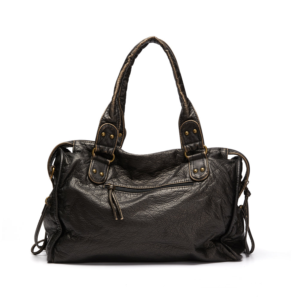 Sac à Main Noir Vintage pour Femmes 8