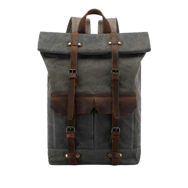 Sac à dos de camping pour hommes au style vintage 0