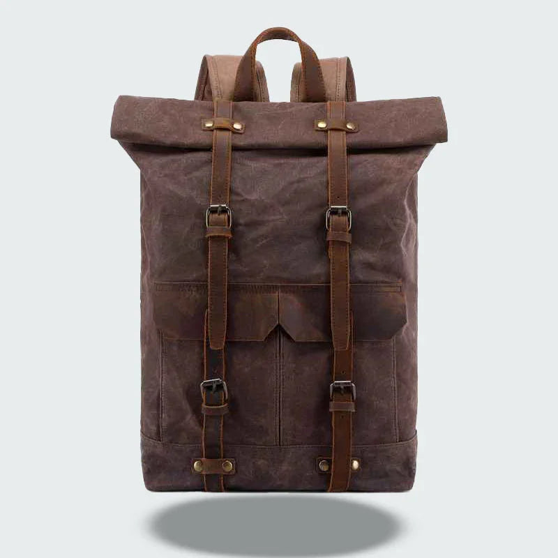 Sac à dos de camping pour hommes au style vintage 1