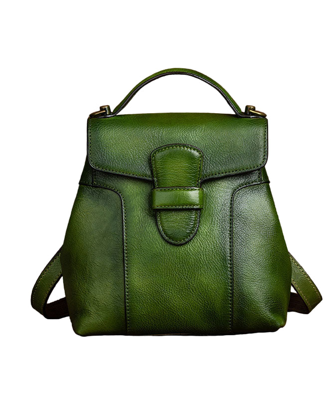 Sac à dos en cuir avec motifs orientaux 0