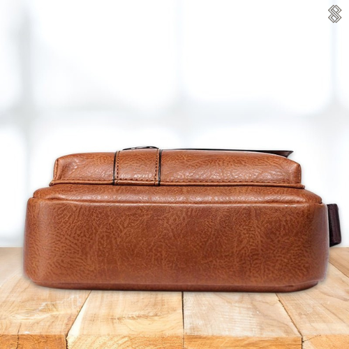 Sac à dos en cuir pour ordinateur portable, sac de travail, sac à bandoulière 6