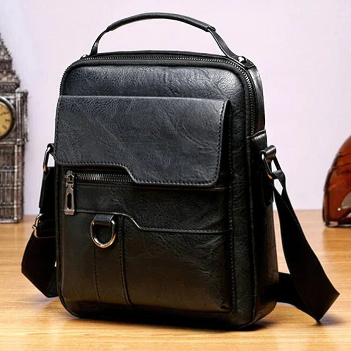 Sac à dos en cuir pour ordinateur portable, sac de travail, sac à bandoulière 9