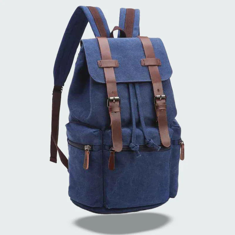 Sac à dos pour hommes avec rabat et poches pratiques 2
