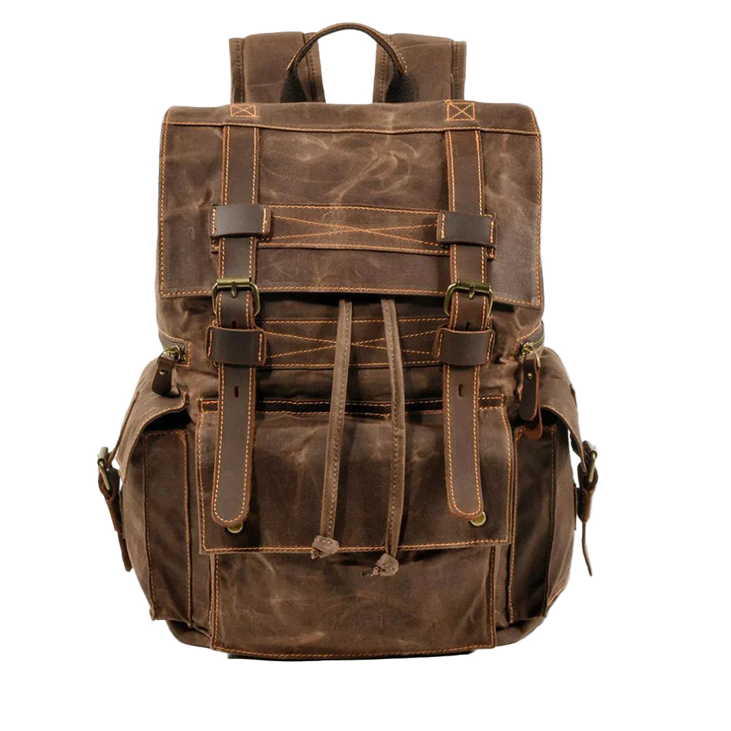 Sac à dos unisexe en toile avec cordon de serrage 0