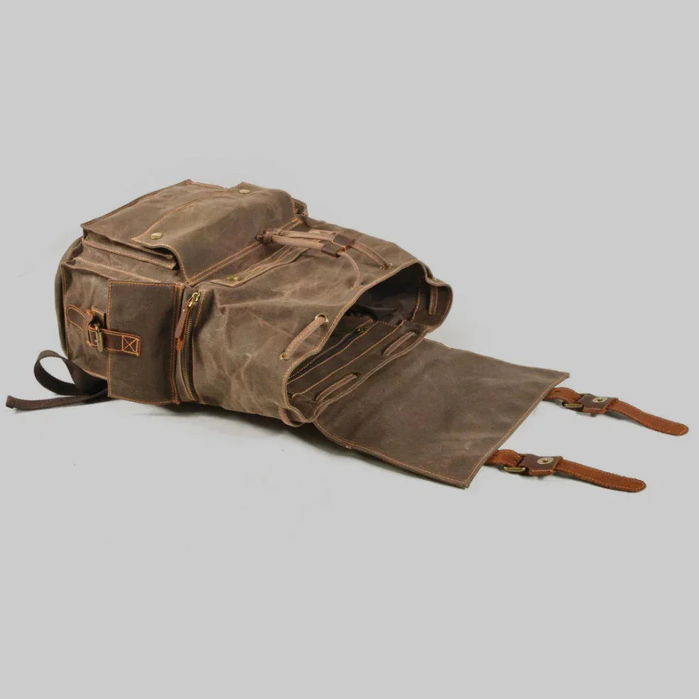 Sac à dos unisexe en toile avec cordon de serrage 5