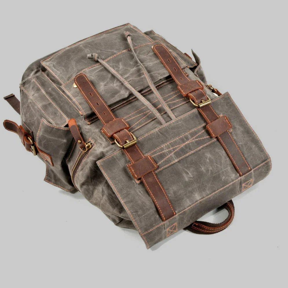 Sac à dos unisexe en toile avec cordon de serrage 6