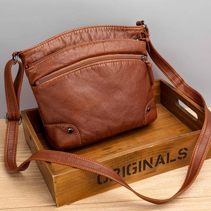 Sac bandoulière pour femme en cuir 0