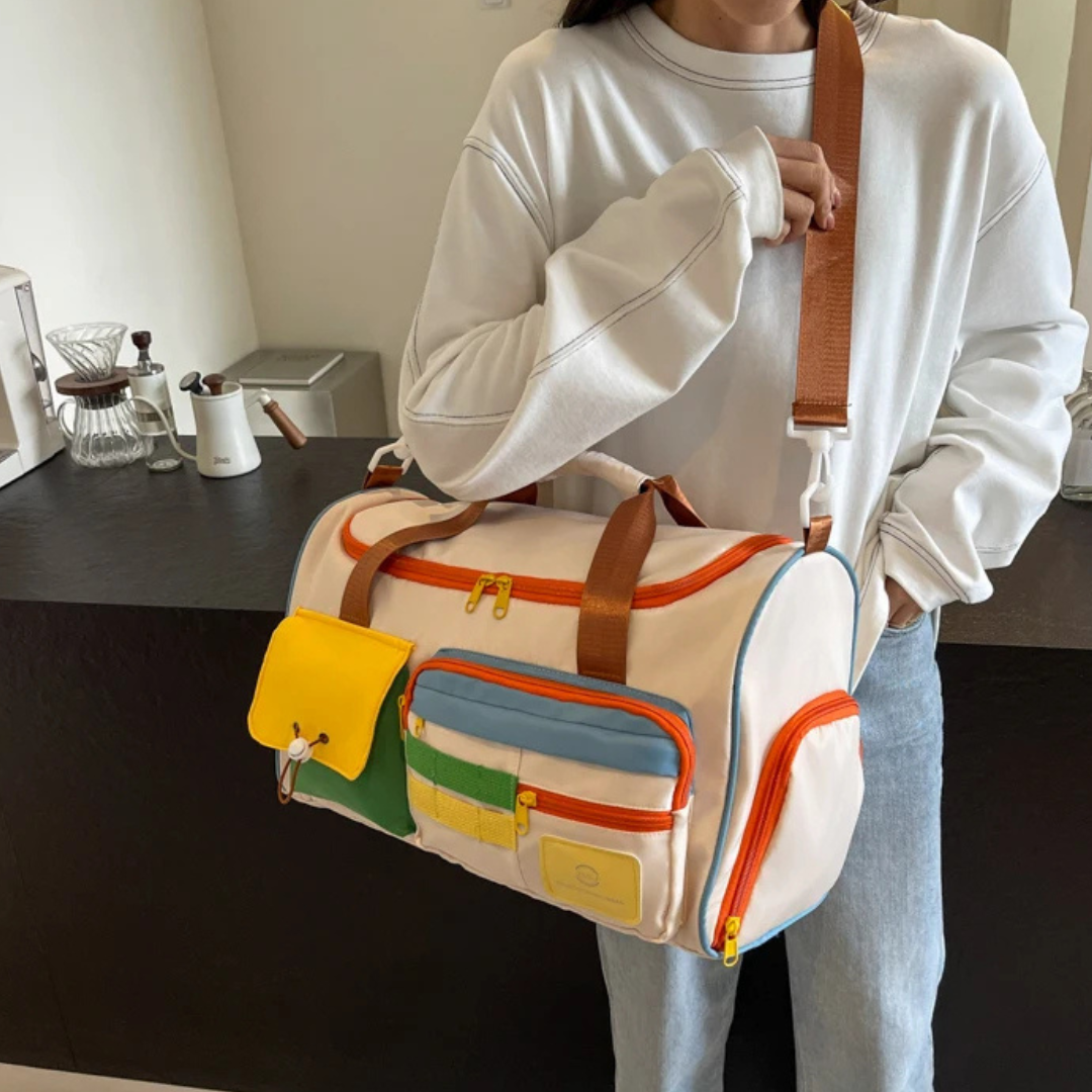 Sac de Sport Polyvalent à Blocs de Couleurs pour Homme et Femme 0