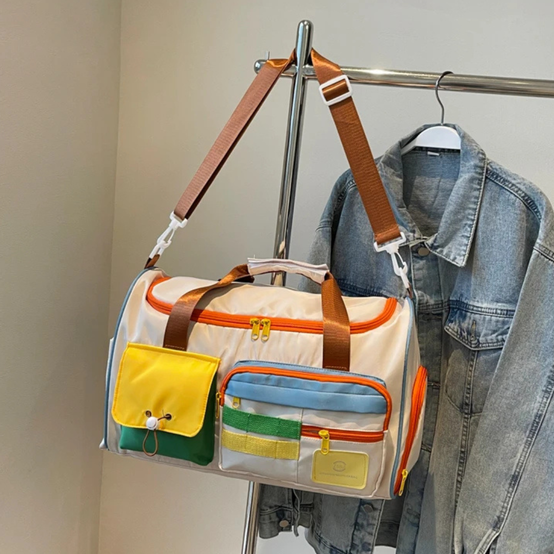 Sac de Sport Polyvalent à Blocs de Couleurs pour Homme et Femme 4