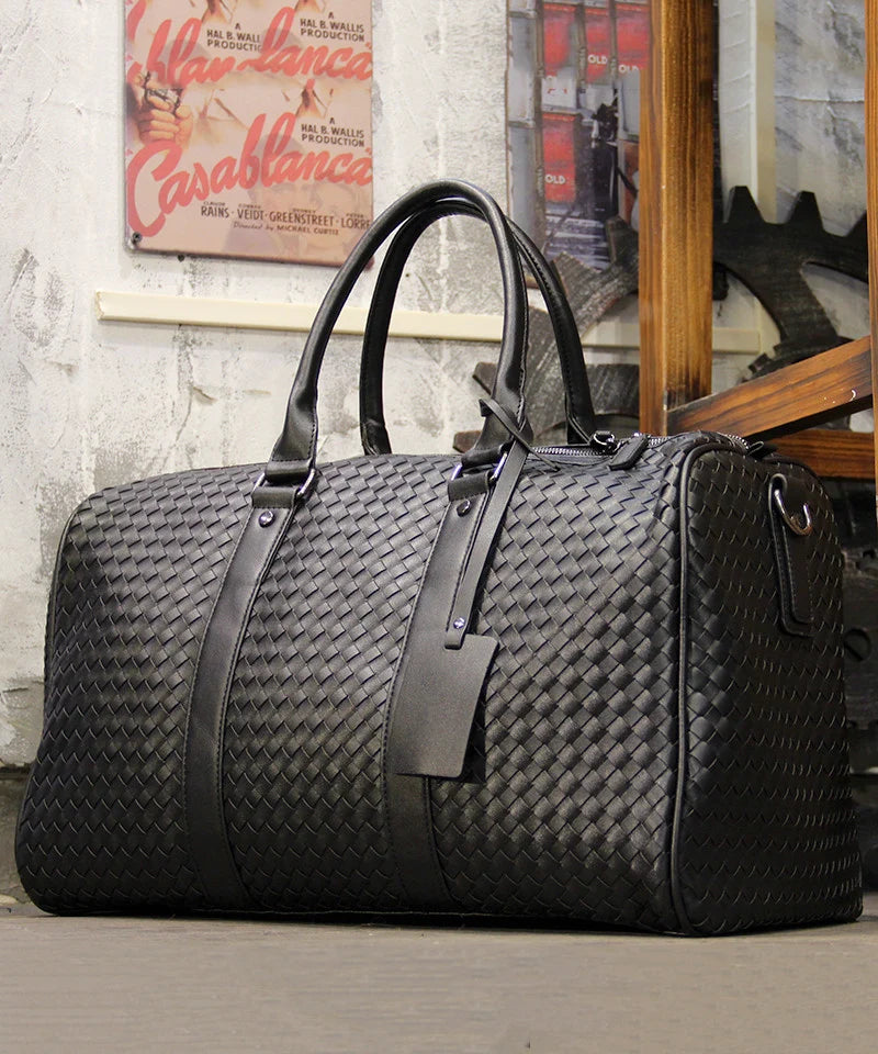 Sac de voyage homme grande capacité tissé à la main 3