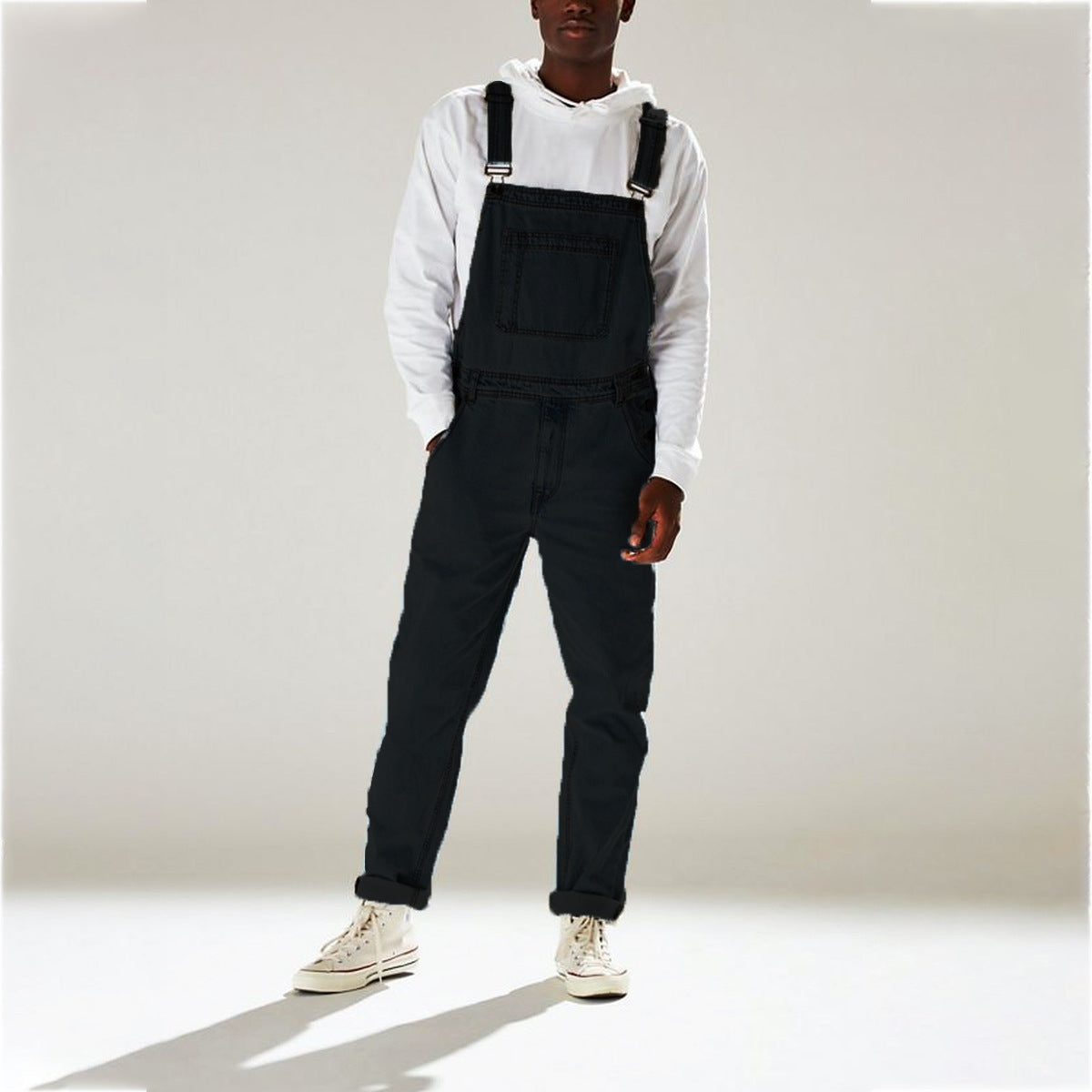 Salopette Homme Utilitaire Urbaine Moderne avec Poches Spacieuses 1