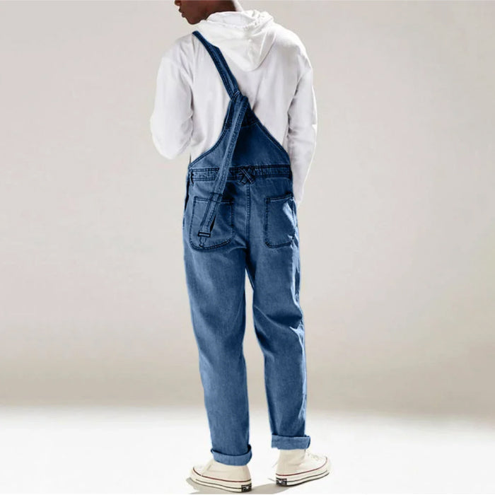 Salopette Homme Utilitaire Urbaine Moderne avec Poches Spacieuses 2