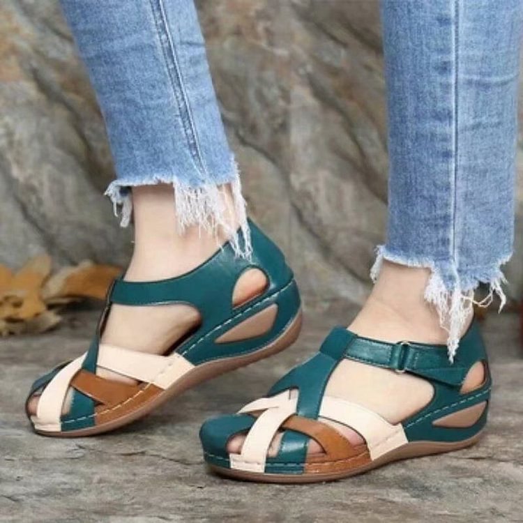 Sandales Compensées Femme Chic 1