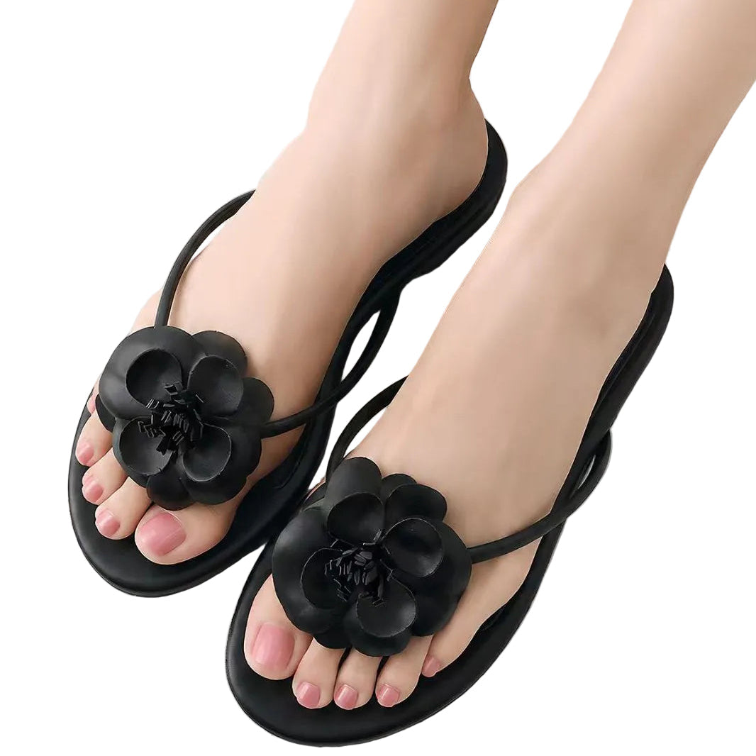 Sandales Femme Confort Floral avec Semelle Rembourrée et Antidérapante 1