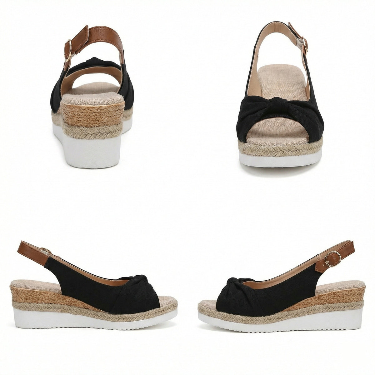Sandales Femme Confortables à Bout Ouvert 8