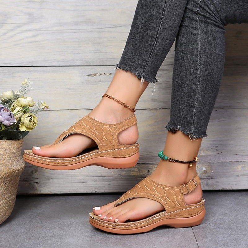 Sandales Femme Confortables à Talon Moyen 2