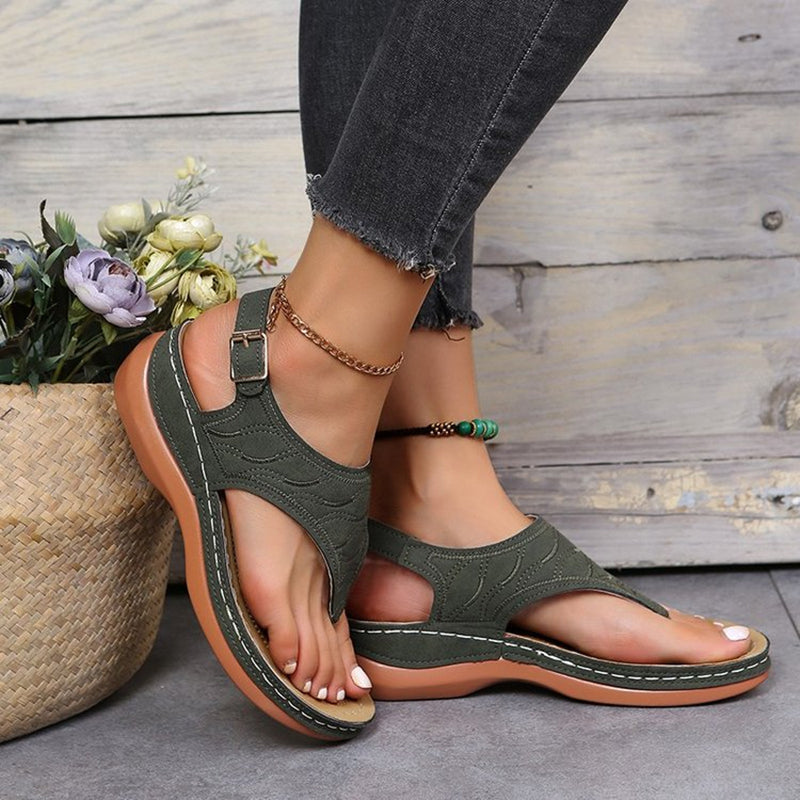 Sandales Femme Confortables à Talon Moyen 4