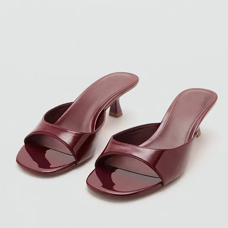 Sandales Femme Gladiateur à Talons Bas 2