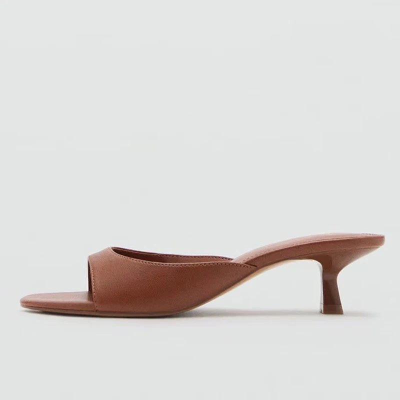 Sandales Femme Gladiateur à Talons Bas 4