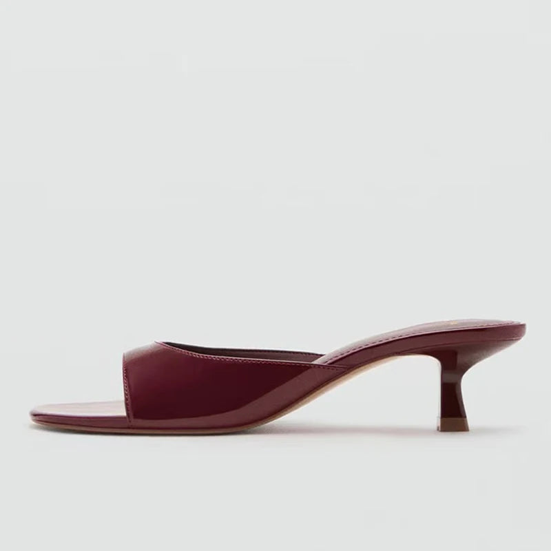 Sandales Femme Gladiateur à Talons Bas 6