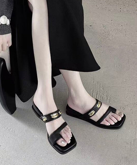 Sandales Femme Peep Toe Bohème Confortables 2