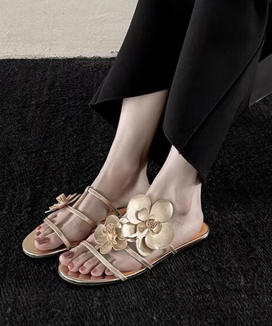 Sandales Femme à Bout Ouvert Floral 3