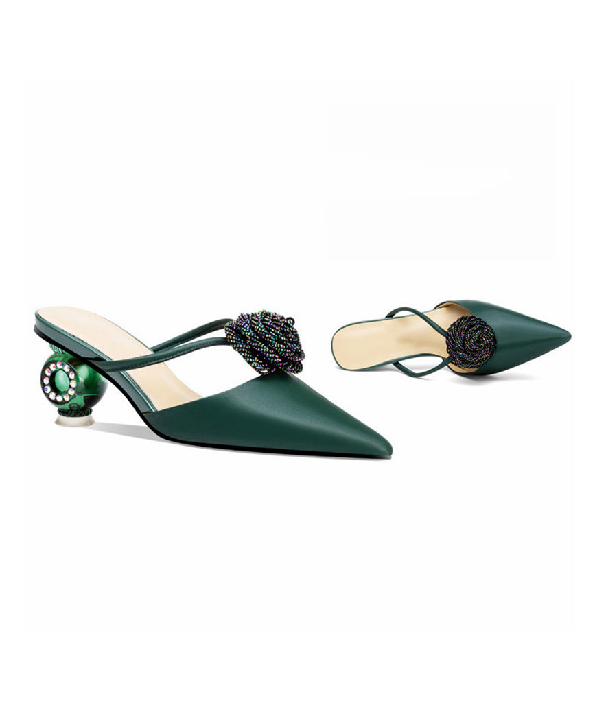 Sandales Femme à Glissière avec Détails Floraux 3