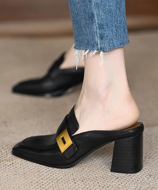Sandales Femme à enfiler avec talon épais 1