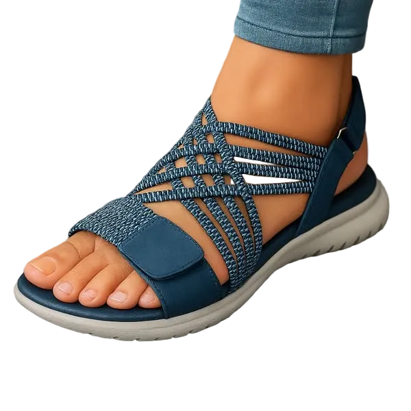 Sandales Femmes Classiques Design Intemporel avec Sangle Réglable 0