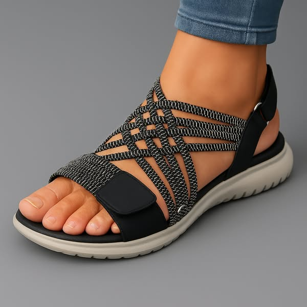 Sandales Femmes Classiques Design Intemporel avec Sangle Réglable 2