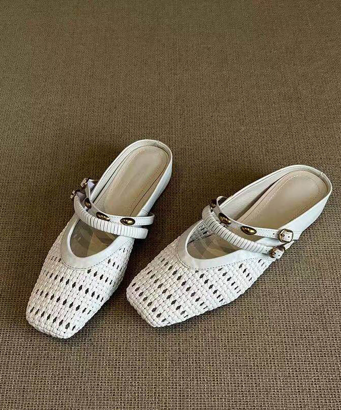 Sandales Pour Femmes Ajourées À Glissière Confortables 2