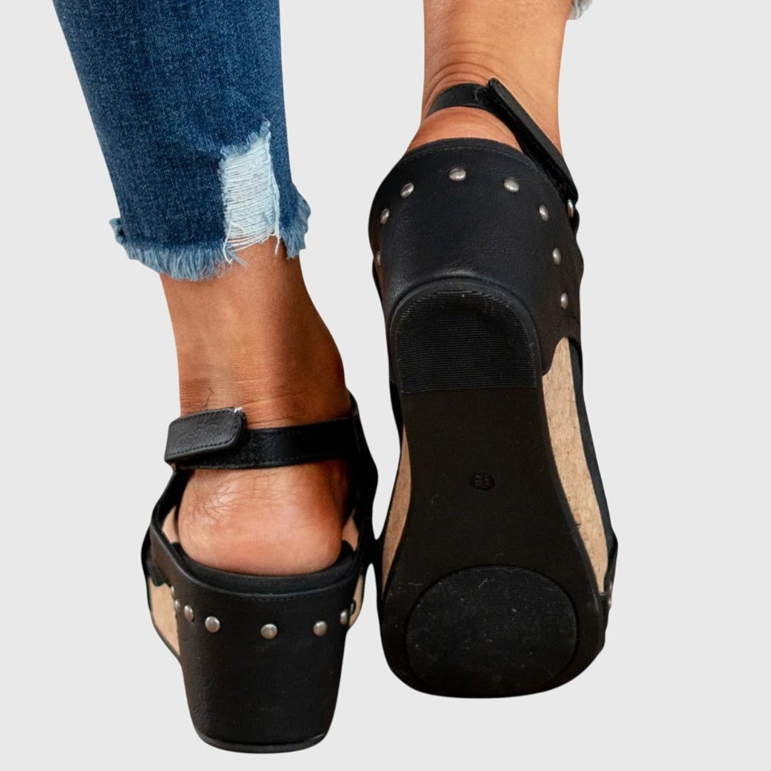 Sandales Pour Femmes Confortables À Talons Compensés 7