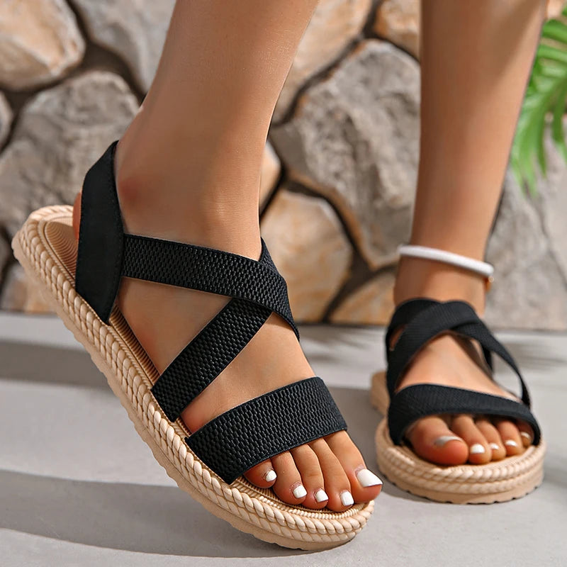 Sandales Tissées Bohème pour Femmes 6