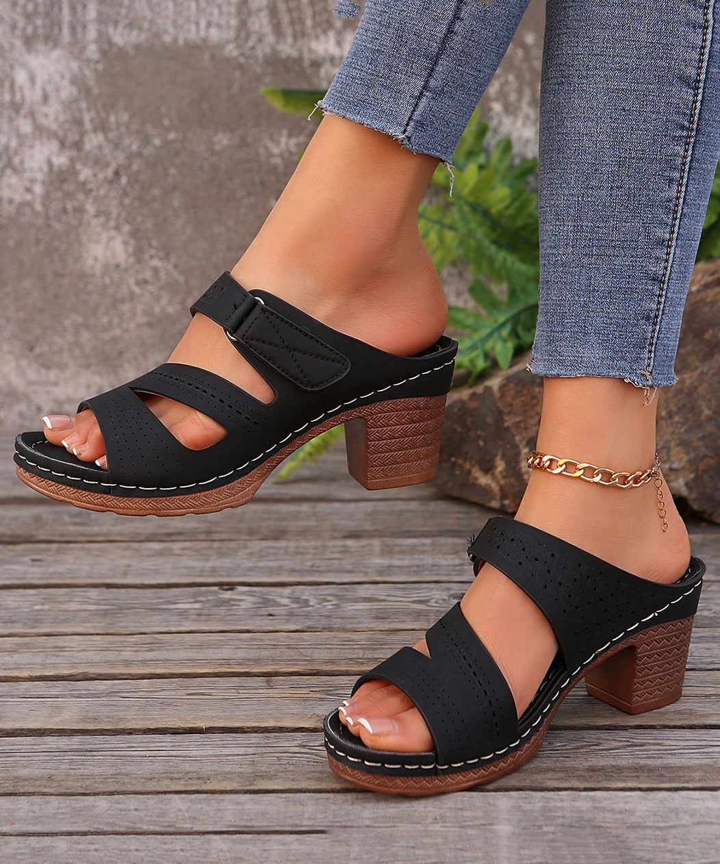 Sandales à Glissière Chic pour Femmes 1
