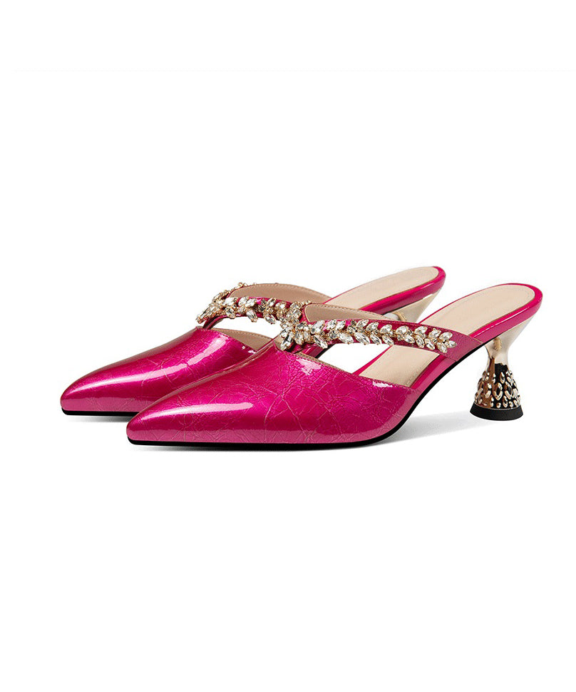 Sandales à Glissière en Cuir pour Femmes 4