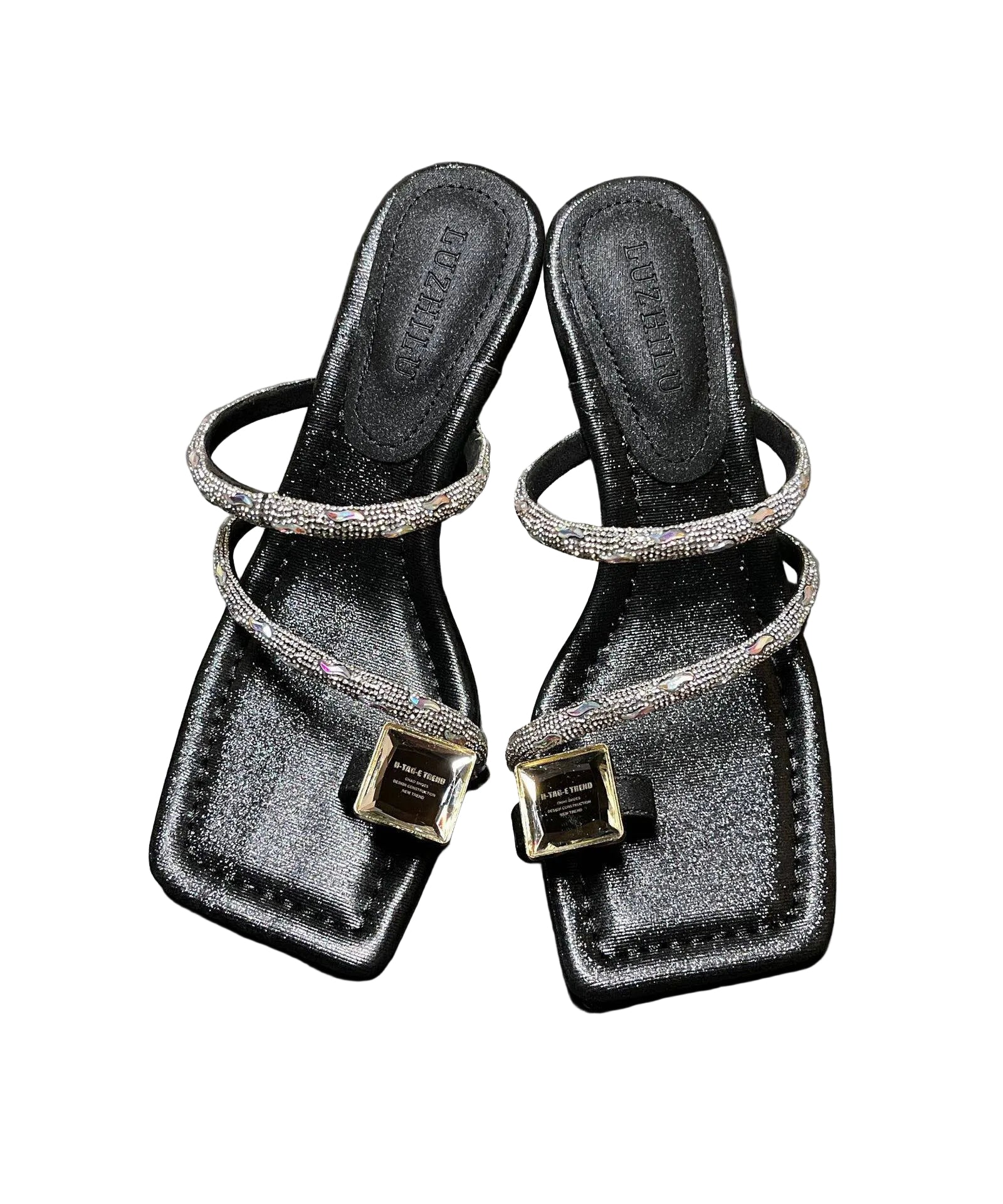 Sandales à Talons Chic Femme avec Détails Scintillants 2