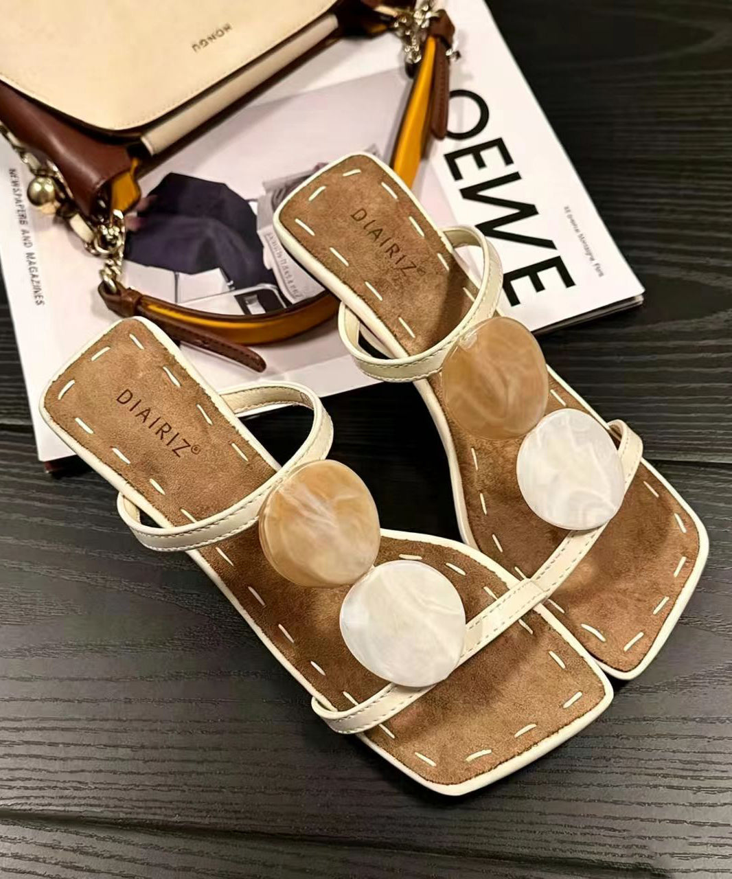 Sandales à Talons Hauts Ajustées Femme Chic 0