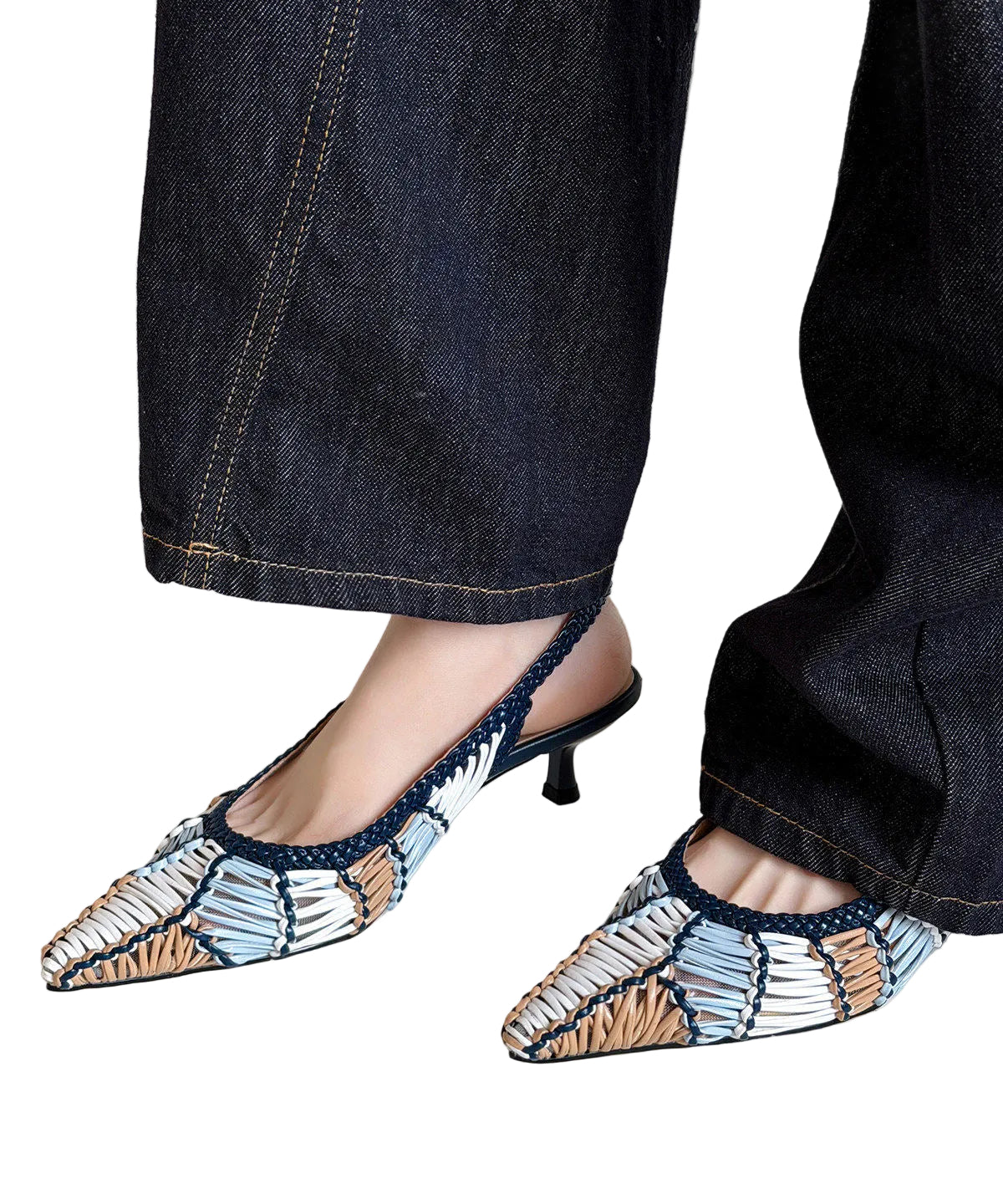 Sandales à Talons Hauts Femmes Bout Pointu Design Raffiné 0