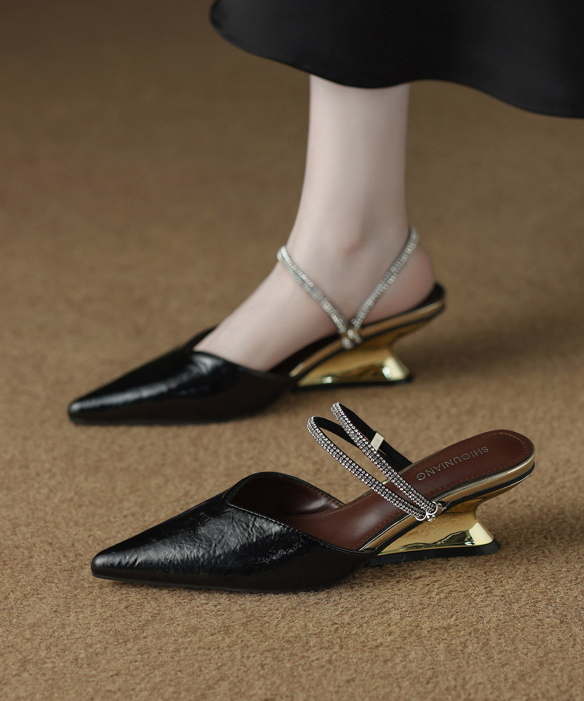 Sandales à glissière Chic pour Femmes 0
