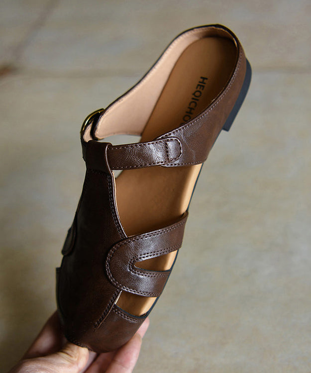 Sandales à glissière ajourées pour femme 2