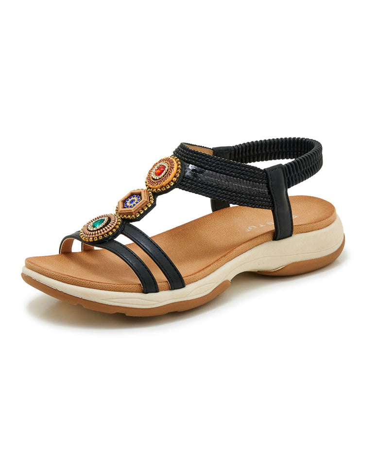 Sandales à plateforme Boho Bout Ouvert 4