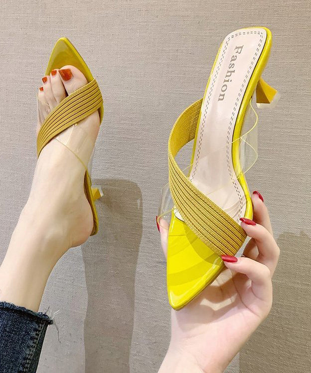Sandales à talons pour femme ornées de zircon 4