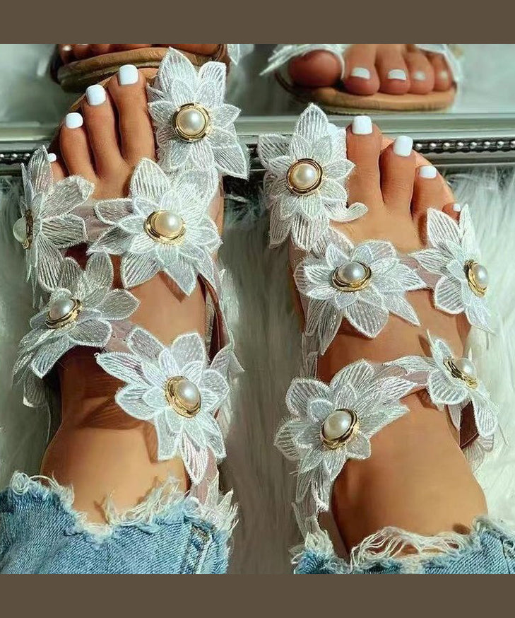 Sandales de randonnée à fleurs pour femmes 4